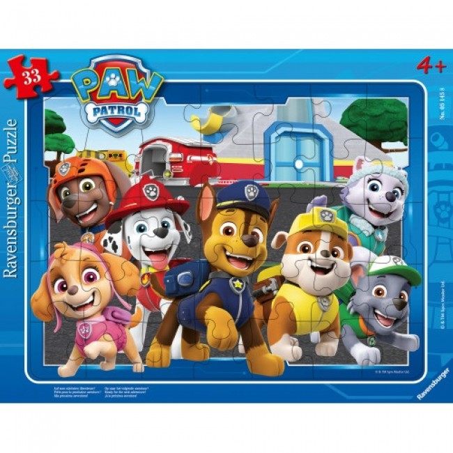 RAVENSBURGER ΠΑΖΛ ΚΑΡΤΕΛΑ 33 TEM PAW PATROL ΣΕ ΔΡΑΣΗ