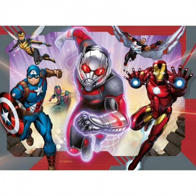 RAVENSBURGER ΠΑΖΛ 4 ΣΕ 1 AVENGERS