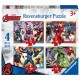 RAVENSBURGER ΠΑΖΛ 4 ΣΕ 1 AVENGERS