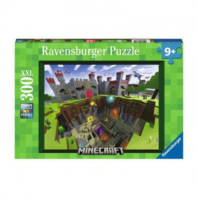 RAVENSBURGER ΠΑΖΛ 300TEM XXL MINECRAFT CUTAWAY