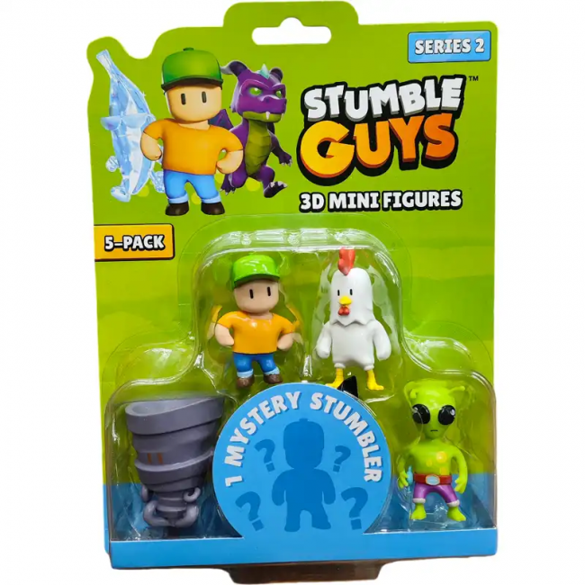 STUMBLE GUYS 3D MINI FIGURES W2 5 ΤΕΜΑΧΙΑ