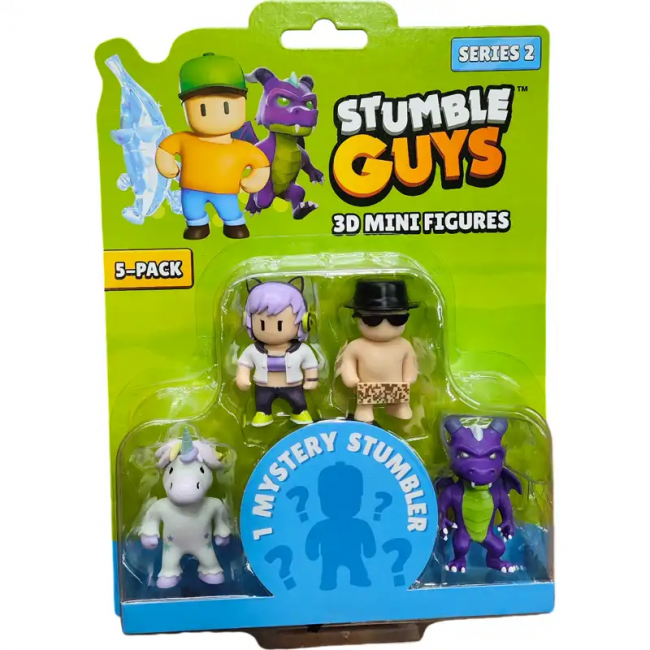 STUMBLE GUYS 3D MINI FIGURES W2 5 ΤΕΜΑΧΙΑ