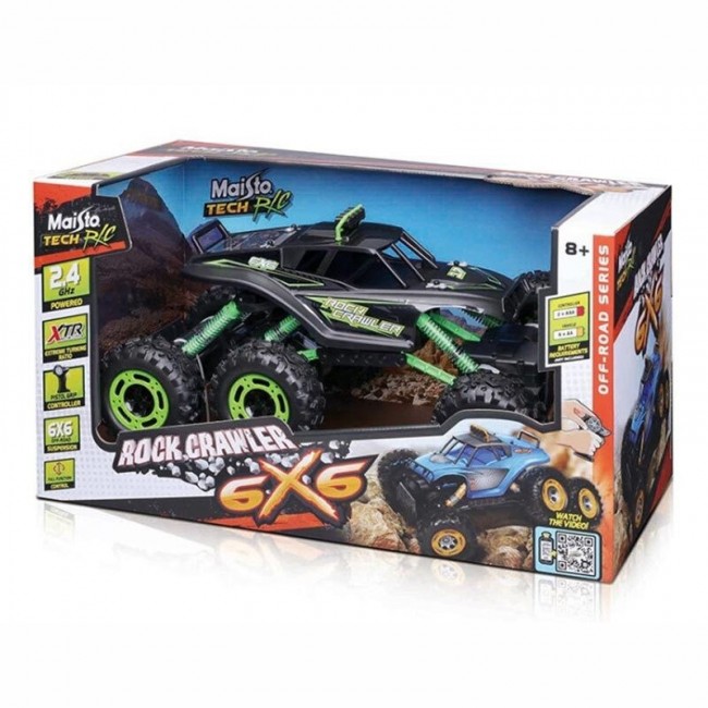 ΤΗΛΕΚΑΤΕΥΘΥΝΟΜΕΝΟ MAISTO TECH ROCK CRAWLER 6X6 OFF-ROAD SUSPENCION