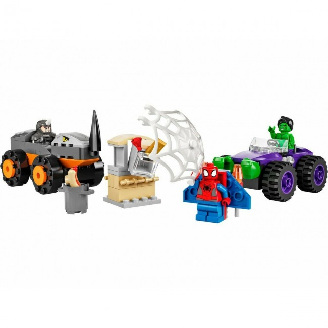 LEGO  HULK VS  RHINO TRUCK SHOWDOWN