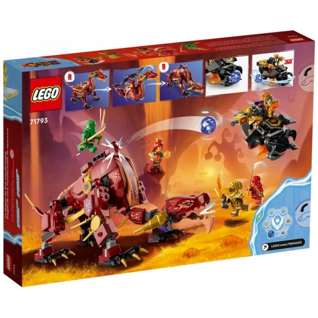 LEGO NINJAGO HEATWAVE TRANSFORMING LAVA DRAGON