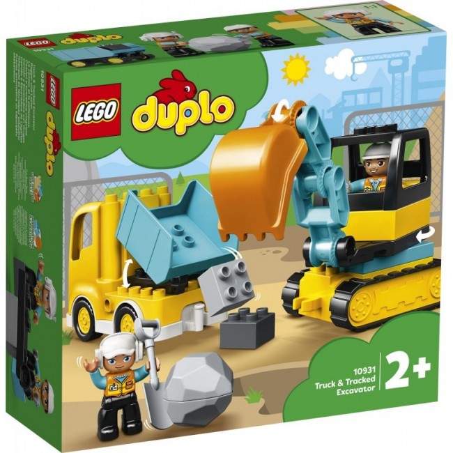 LEGO DUPLO ΦΟΡΤΗΓΟ ΚΑΙ ΕΡΠΥΣΤΡΙΟΦΟΡΟΣ ΕΚΣΚΑΦΕΑΣ