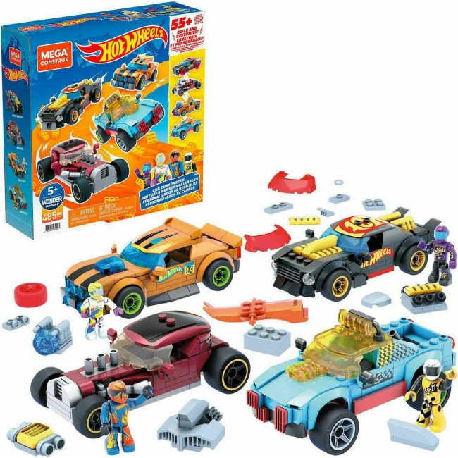 MEGA BLOCKS ΤΟΥΒΛΑΚΙΑ HOT WHEELS ΕΠΙΚΗ ΠΡΟΚΛΗΣΗ 485 ΤΕΜΑΧΙΑ