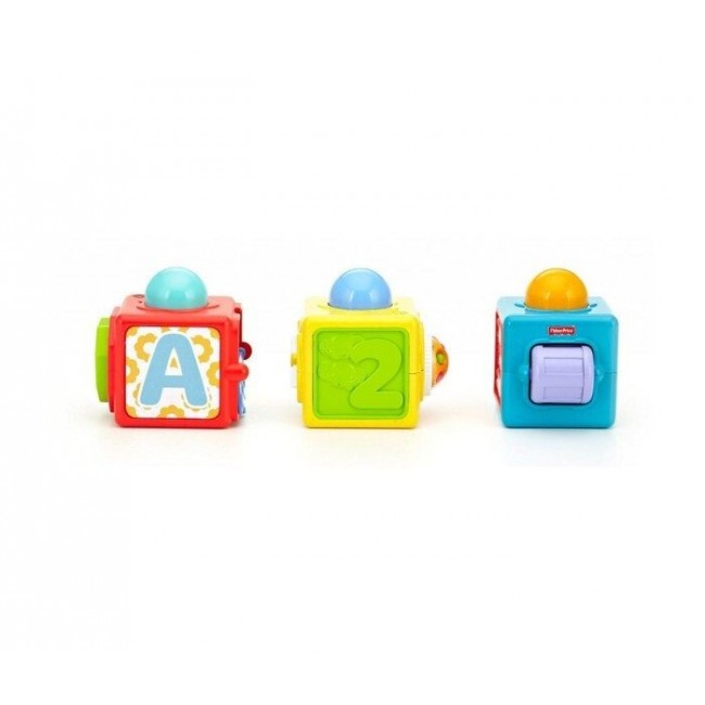 FISHER PRICE ΕΚΠΑΙΔΕΥΤΙΚΟΙ ΚΥΒΟΙ ΔΡΑΣΤΗΡΙΟΤΗΤΩΝ STACKING ACTION BLOCKS