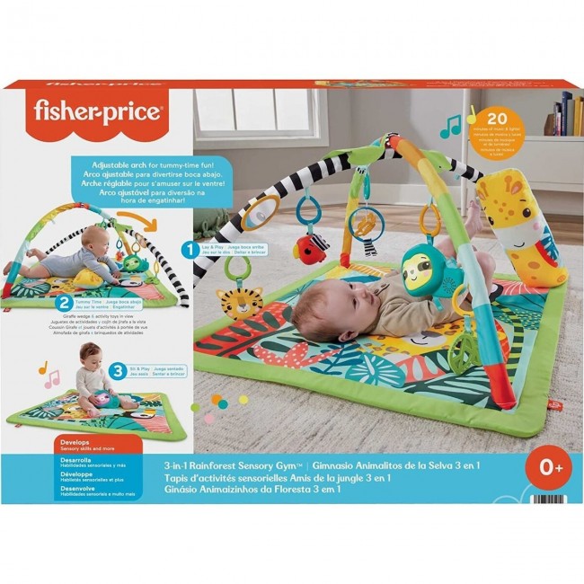 FISHER PRICE ΓΥΜΝΑΣΤΗΡΙΟ ΤΡΟΠΙΚΟ ΔΑΣΟΣ 3 ΣΕ 1