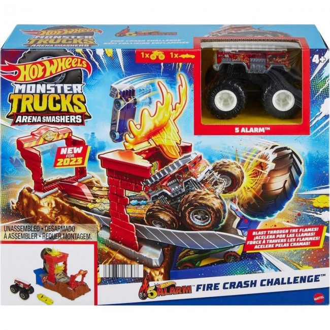 HOT WHEELS ΣΕΤ ΠΑΙΧΝΙΔΙΟΥ ΧΡΩΜΟΚΕΡΑΥΝΩΝ MT ΜΕ ΠΥΡΟΣΒΕΣΤΙΚΟ