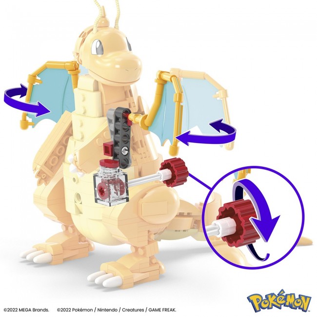 MEGA BLOCKS POKEMON DRAGONITE 387 ΤΕΜΑΧΙΑ