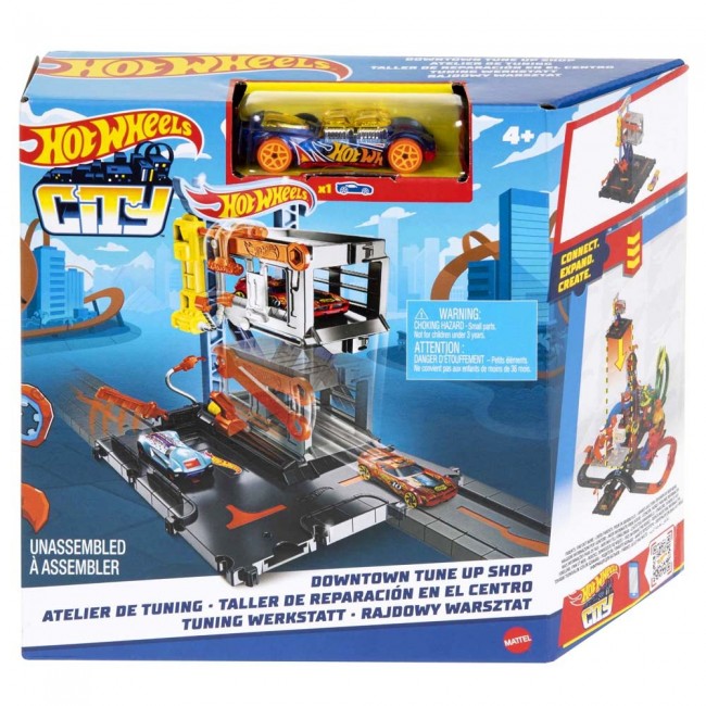 HOT WHEELS ΠΙΣΤΑ DOWNTOWN TUNE UP SHOP