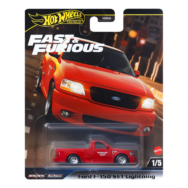 HOT WHEELS PREMIUM - FAST & FURIOUS FORD F-150 SVT LIGHTNING