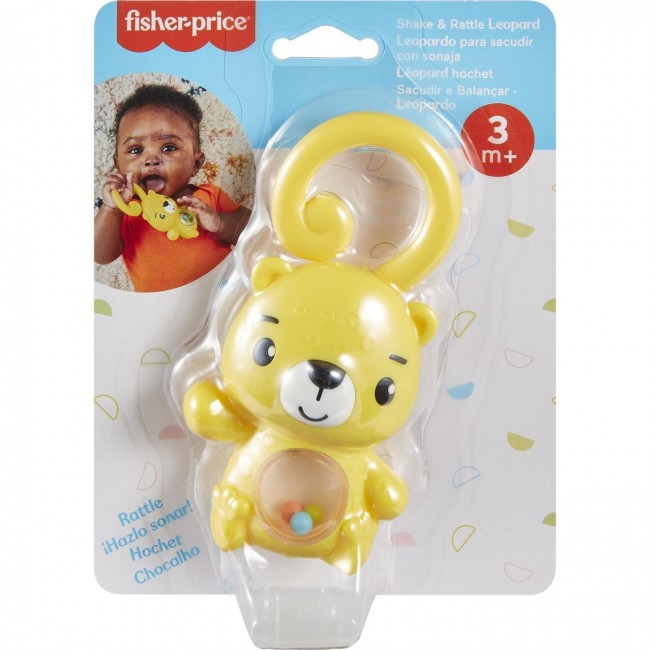 FISHER PRICE ΚΟYΔΟΥΝΙΣΤΡΑ  ΛΕΟΠΑΡΔΑΛΗ SHAKE AND RATTLE LEOPARD