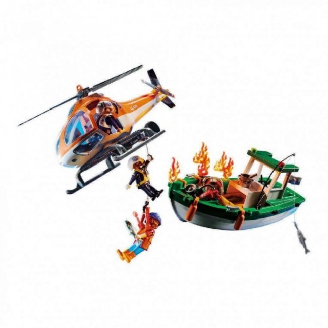 PLAYMOBIL CITY ACTION ΕΠΙΧΕΙΡΗΣΗ ΠΥΡΟΣΒΕΣΤΙΚΗΣ ΔΙΑΣΩΣΗ ΣΤΗ ΘΑΛΑΣΣΑ