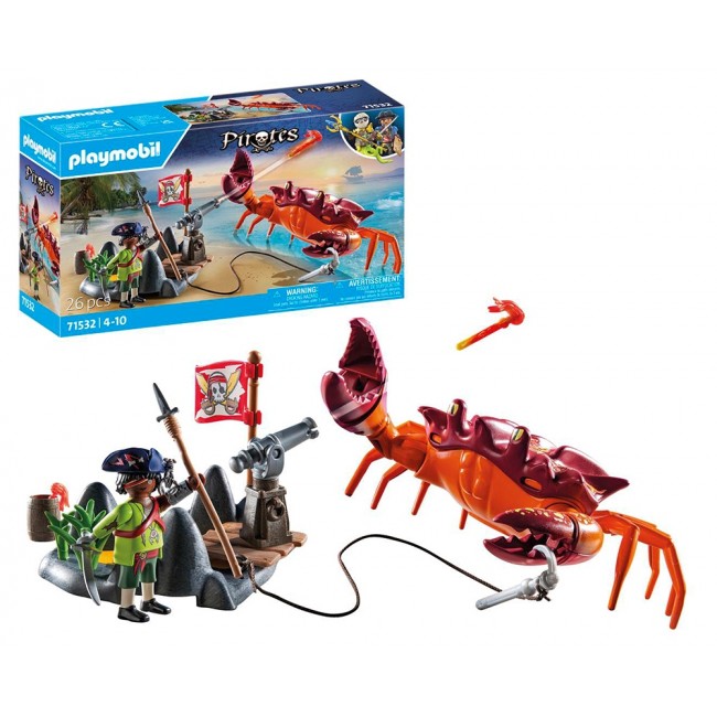 PLAYMOBIL PIRATES ΜΑΧΗ ΜΕ ΤΟΝ ΓΙΓΑΝΤΙΟ ΚΑΒΟΥΡΑ