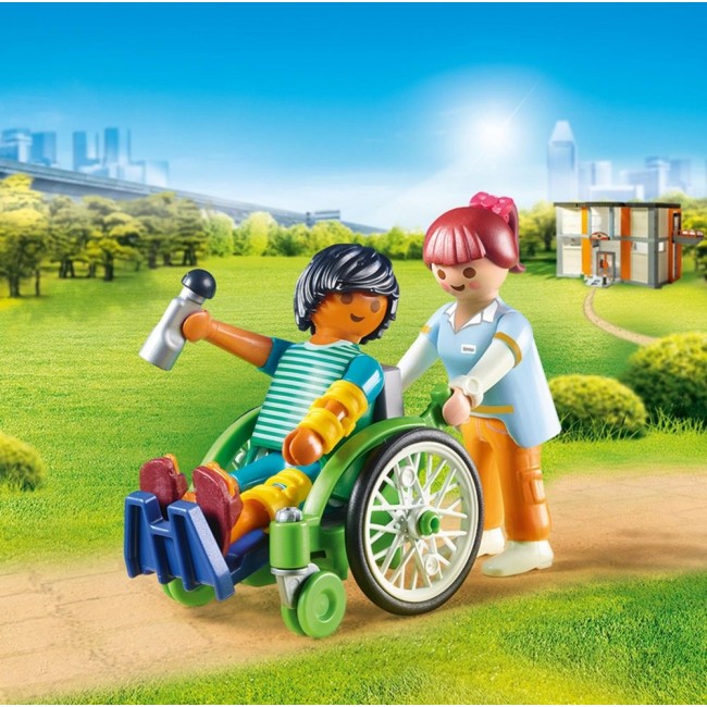 PLAYMOBIL CITY LIFE ΑΣΘΕΝΗΣ ΜΕ ΚΑΡΟΤΣΑΚΙ