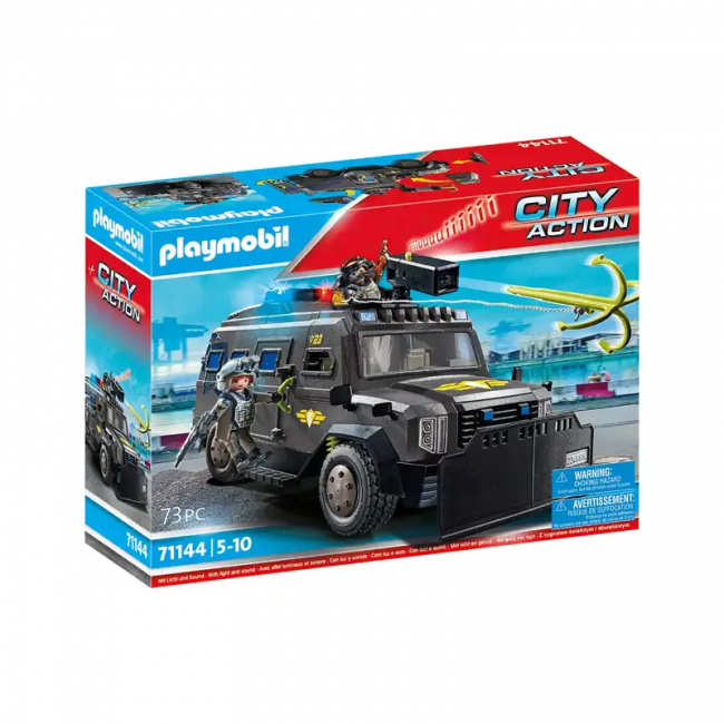 PLAYMOBIL CITY ACTION ΘΩΡΑΚΙΣΜΕΝΟ ΟΧΗΜΑ ΕΙΔΙΚΩΝ ΔΥΝΑΜΕΩΝ