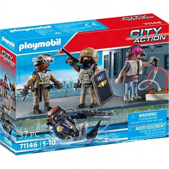 PLAYMOBIL CITY ACTION ΟΜΑΔΑ ΕΙΔΙΚΩΝ ΔΥΝΑΜΕΩΝ