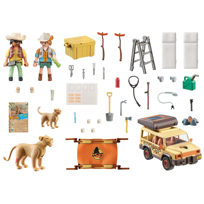 PLAYMOBIL WILTOPIA ΟΧΗΜΑ ΠΕΡΙΘΑΛΨΗΣ ΑΓΡΙΩΝ ΖΩΩΝ