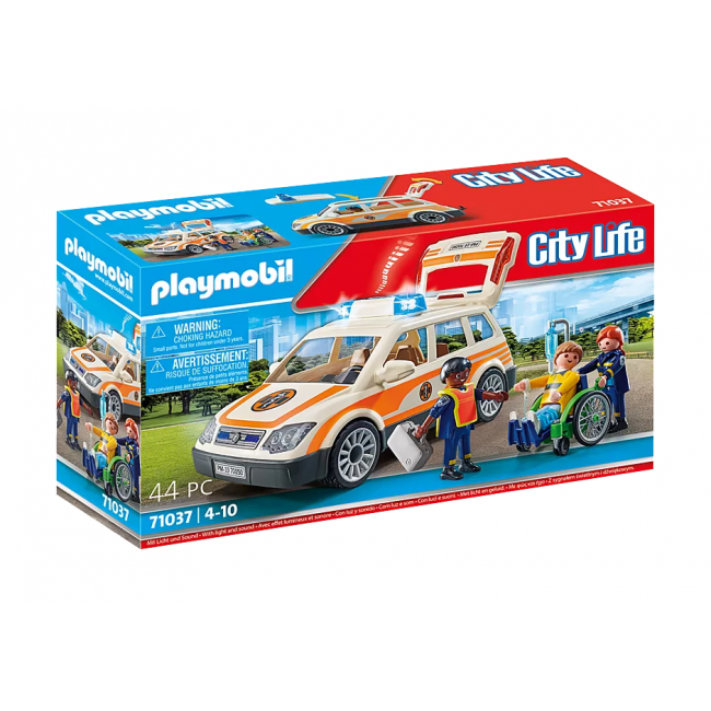 PLAYMOBIL CITY LIFE ΟΧΗΜΑΤΑ ΠΡΩΤΩΝ ΒΟΗΘΕΙΩΝ ΜΕ ΔΙΑΣΩΣΤΕΣ