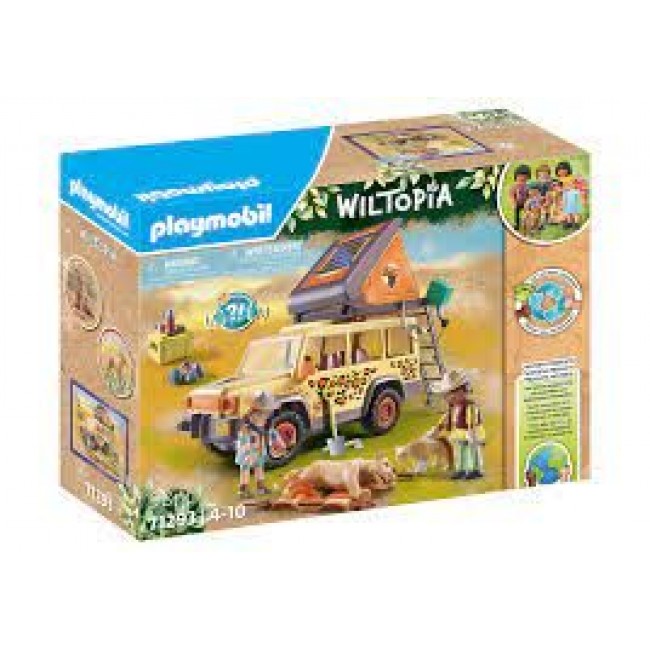 PLAYMOBIL WILTOPIA ΟΧΗΜΑ ΠΕΡΙΘΑΛΨΗΣ ΑΓΡΙΩΝ ΖΩΩΝ