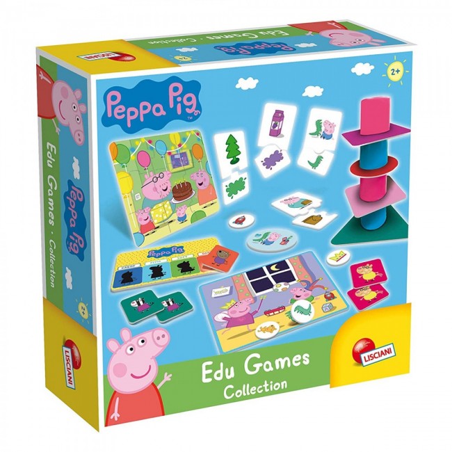 LISCIANI PEPPA PIG EDU GAMES COLLECTION 2ΕΤΩΝ+ 1ΠΑΙΚΤΗΣ+