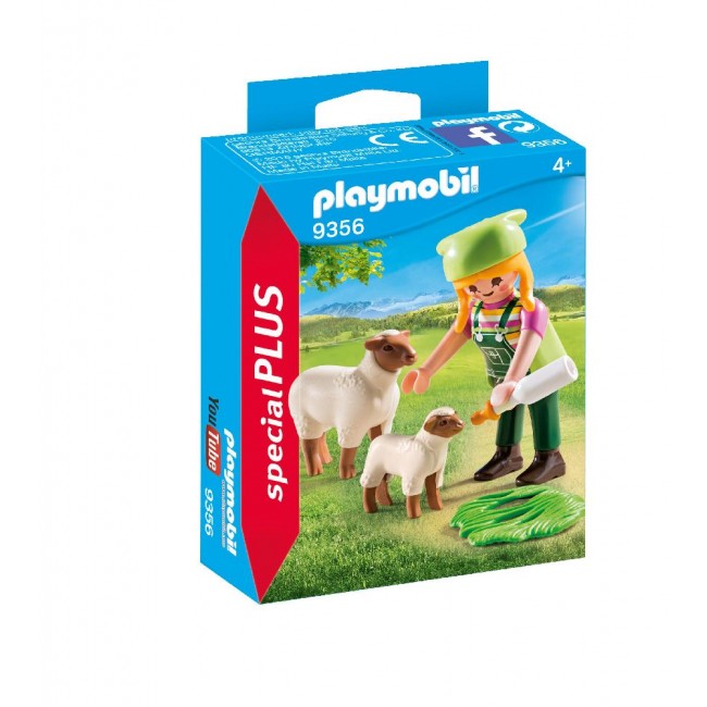 PLAYMOBIL ΑΓΡΟΤΙΣΣΑ ΜΕ ΠΡΟΒΑΤΑΚΙΑ