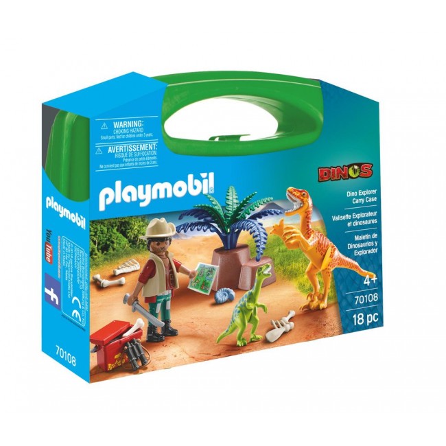 PLAYMOBIL MAXI ΒΑΛΙΤΣΑΚΙ ΕΞΕΡΕΥΝΗΤΗΣ & ΔΕΙΝΟΣΑΥΡΟΙ