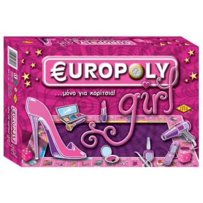 ΕΠΙΤΡΑΠΕΖΙΟ EUROPOLY GIRL ΓΙΑ ΚΟΡΙΤΣΙΑ