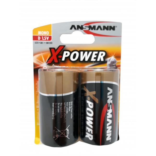 ΜΠΑΤΑΡΙΑ D ANSMANN X-POWER ΔΥΑΔΑ LR20