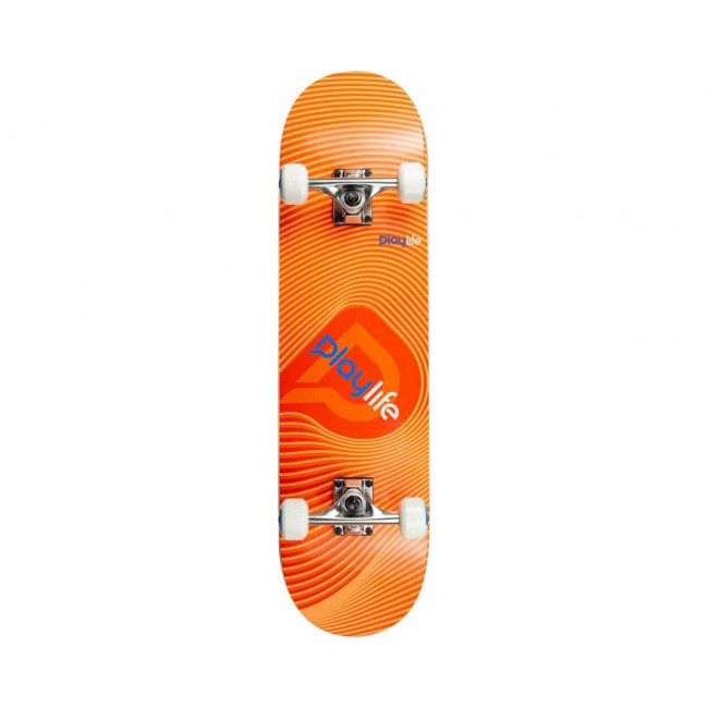 ΤΡΟΧΟΣΑΝΙΔΑ SKATEBOARD PLAYLIFE ILLUSION ORANGE 31