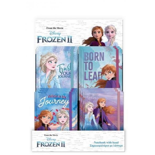 ΣΗΜΕΙΩΜΑΤΑΡΙΟ ΜΕ ΛΑΣΤΙΧΟ FROZEN 2