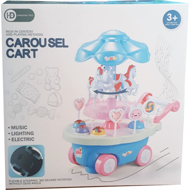 CAROUSEL CART ΜΕ ΦΩΣ ΚΑΙ ΜΟΥΣΙΚΗ