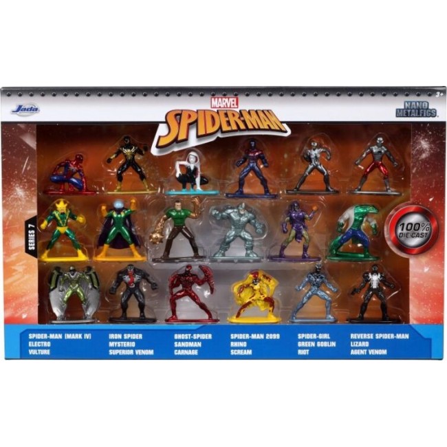 MARVEL SPIDERMAN MULTI PACK NANO FIGURES WAVE 7