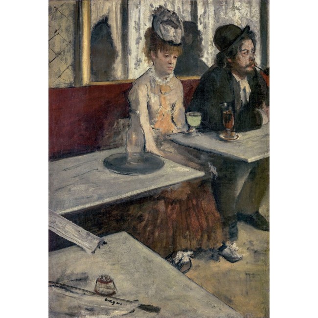 CLEMENTONI ΠΑΖΛ 1000 MUSEUM EDGAR DEGAS DANS UN CAFE