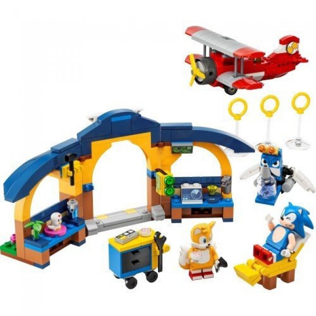 LEGO SONIC THE HEDGEHOG ΕΡΓΑΣΤΗΡΙ ΚΑΙ ΑΕΡΟΠΛΑΝΟ TORNADO ΤΟΥ TAILS (