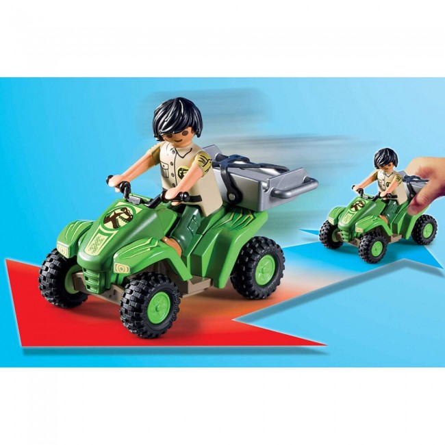 PLAYMOBIL DINOS ΕΞΕΡΕΥΝΗΤΗΣ ΜΕ ΓΟΥΡΟΥΝΑ ΚΑΙ  T-REX