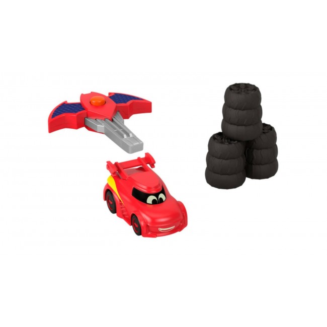 FISHER PRICE BATWHEELS ΟΧΗΜΑ ΜΕ ΑΞΕΣΟΥΑΡ - KEY CAR RACER REDBIRD (HRJ55)