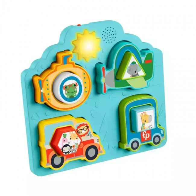 FISHER PRICE ΠΑΖΛ ΟΧΗΜΑΤΩΝ ΜΕ ΣΧΗΜΑΤΑ ΚΑΙ ΗΧΟΥΣ