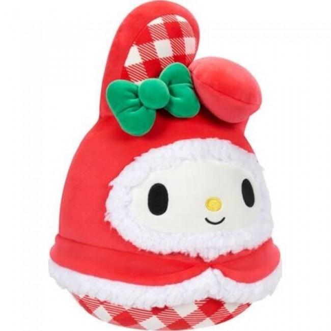 SQUISHMALLOWS-SANRIO XMAS - ΛΟΎΤΡΙΝΑ 25CM W1 MY MELODY RED GINGHAM