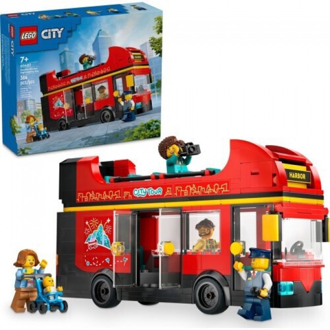 LEGO CITY RED DOUBLE DECKER SIGHTSEEING BUS