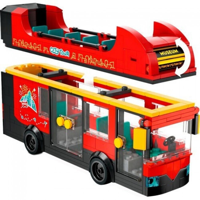 LEGO CITY RED DOUBLE DECKER SIGHTSEEING BUS