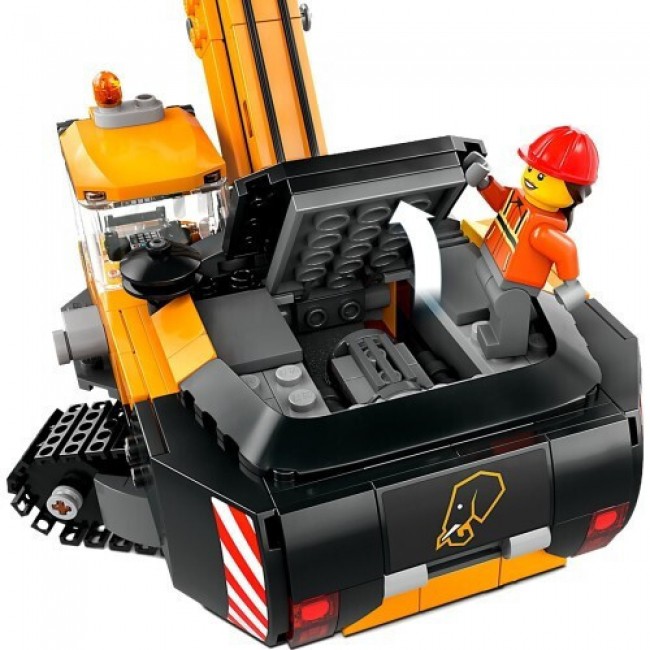 LEGO CITY YELLOW CONSTRUCTION EXCAVATOR