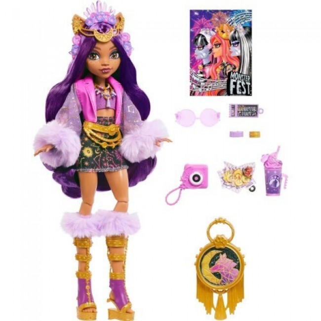 MONSTER HIGH ΚΟΥΚΛΑ FEST CLAWDEEN WOLF